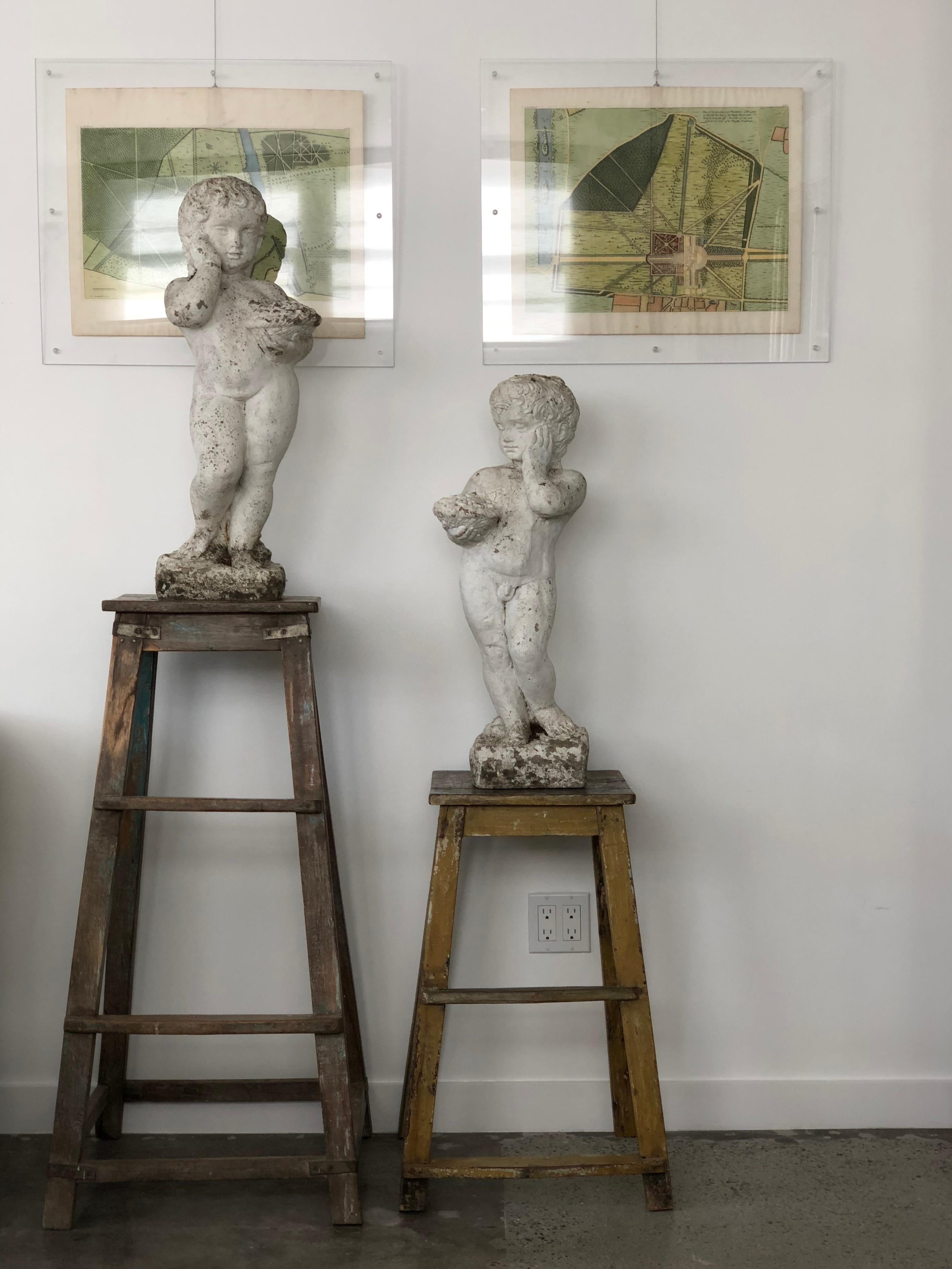 Stone Set of French Putti