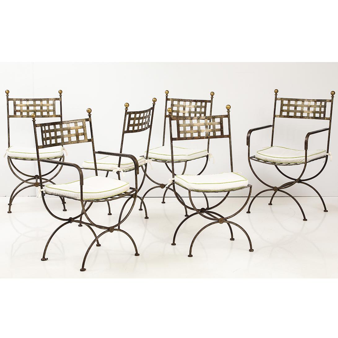 Set of French Salterini-Style Garden Chairs 7
