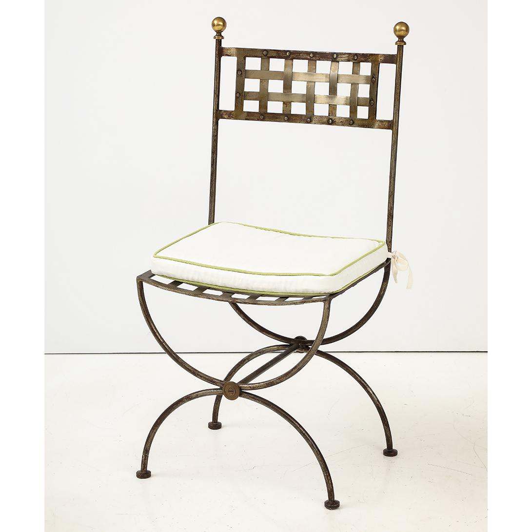 French Provincial Set of French Salterini-Style Garden Chairs