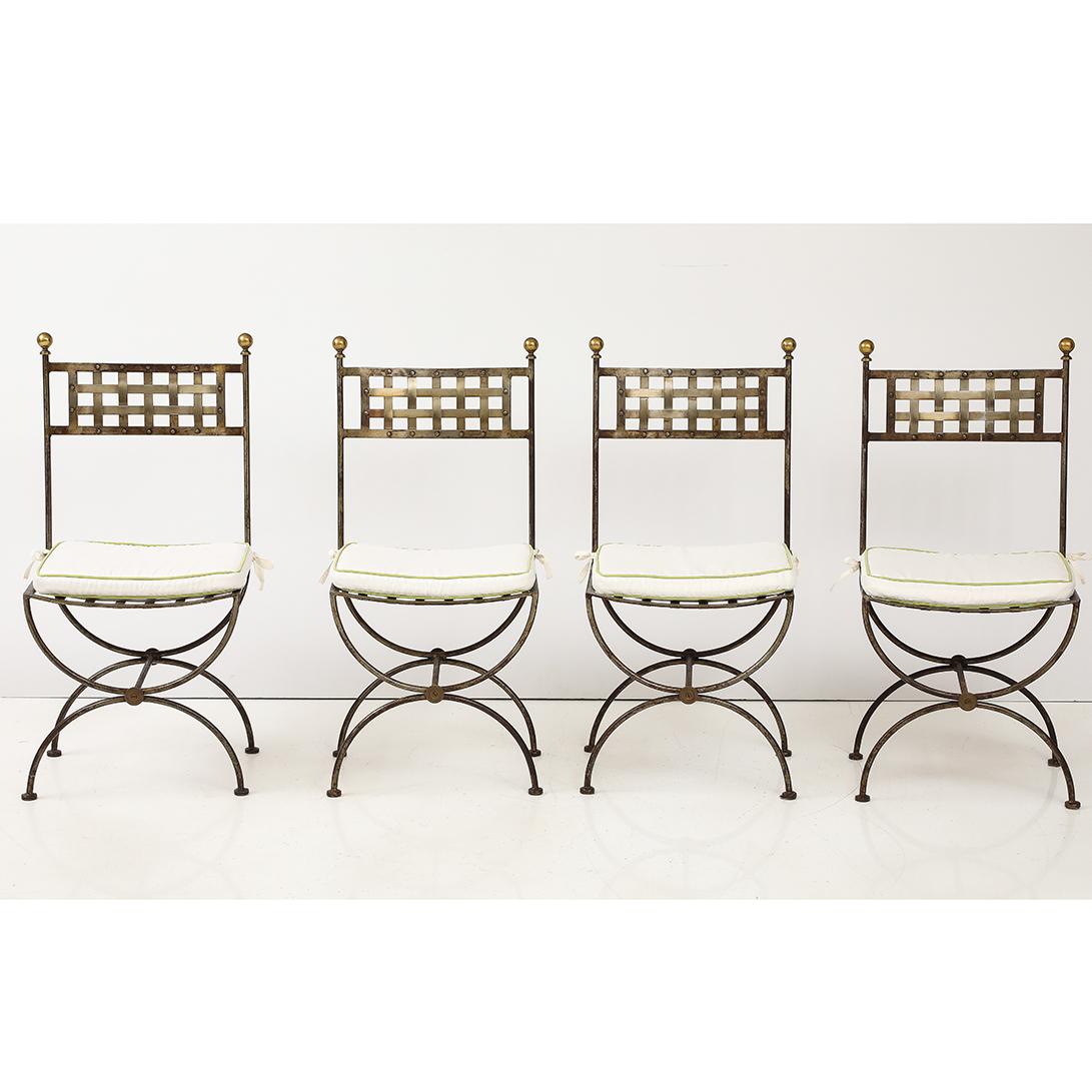 Set of French Salterini-Style Garden Chairs 2