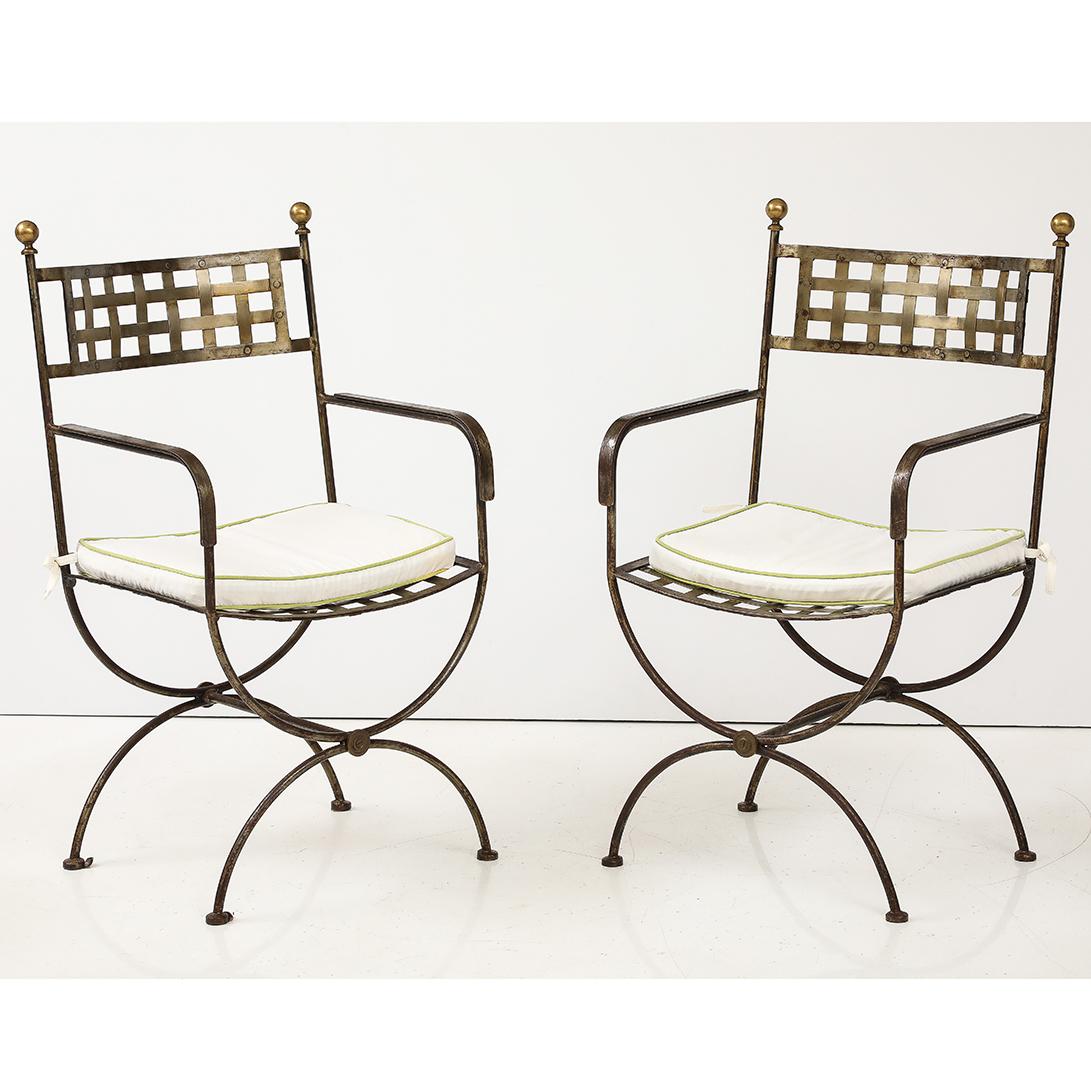 Set of French Salterini-Style Garden Chairs 3