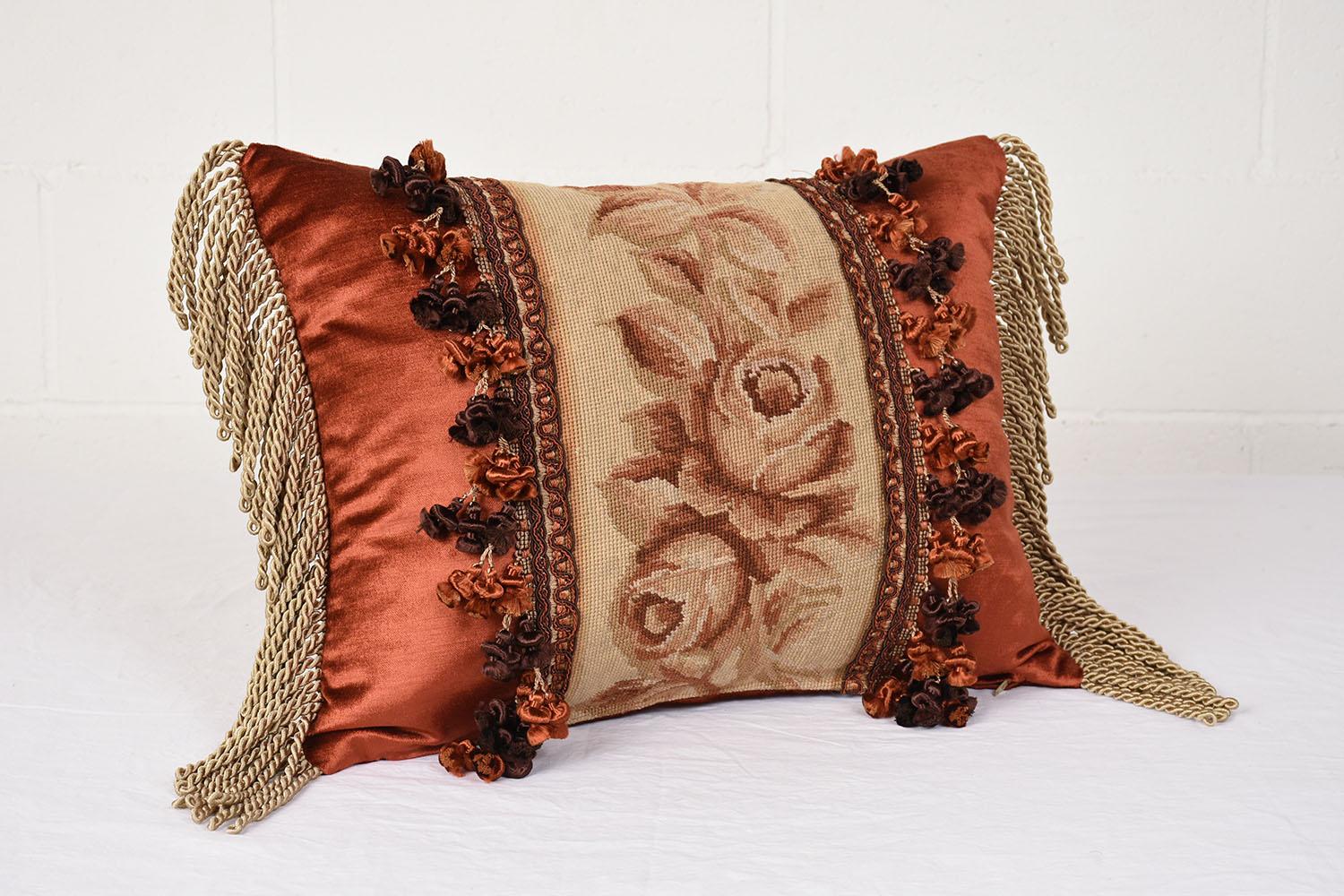 Hand-Crafted Set of Tapestry Custom Accent Pillows