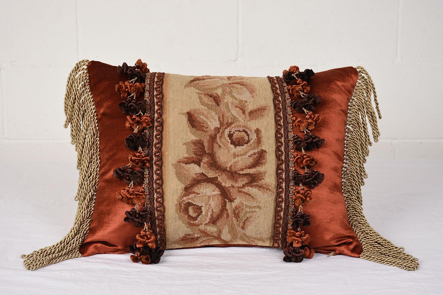 Set of Tapestry Custom Accent Pillows In Good Condition In Los Angeles, CA