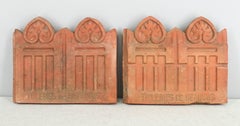Set of French Terracotta Garden Tiles