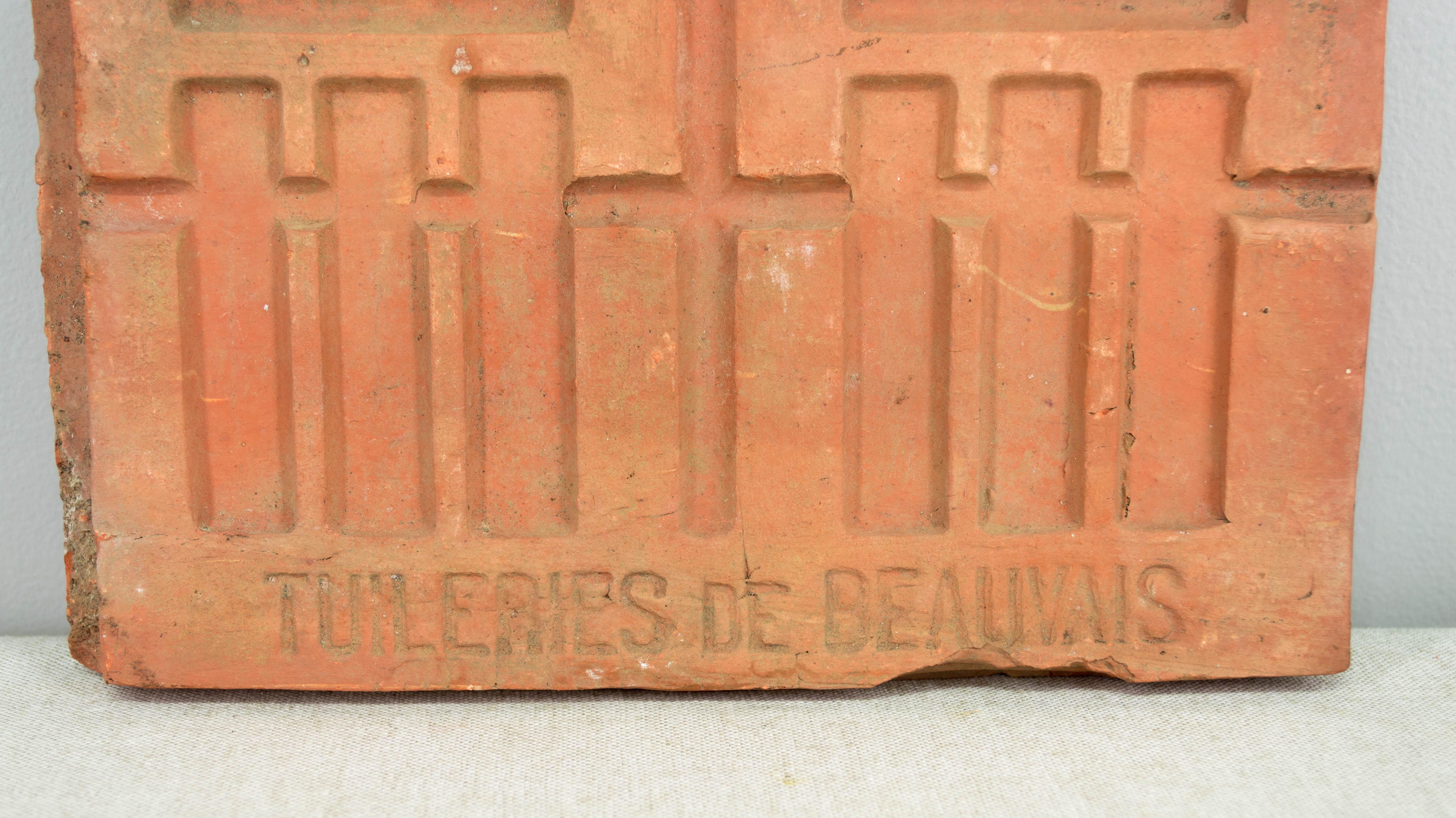 Set of French Terracotta Garden Tiles 1
