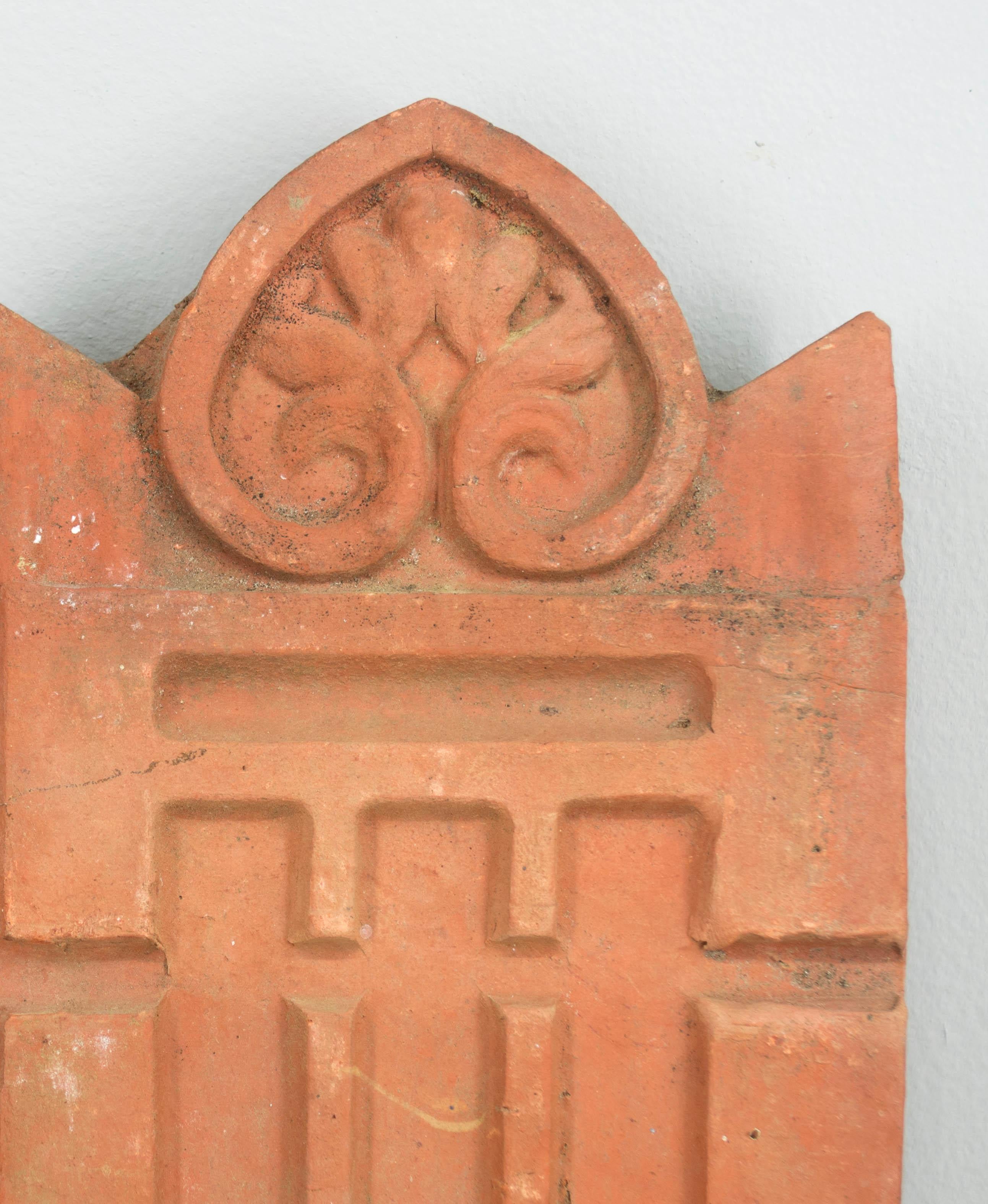 Set of French Terracotta Garden Tiles 2