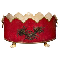 Set of French Toleware Planters Mid 20th Century