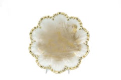 Set of French Victorian Limoges Porcelain Plates