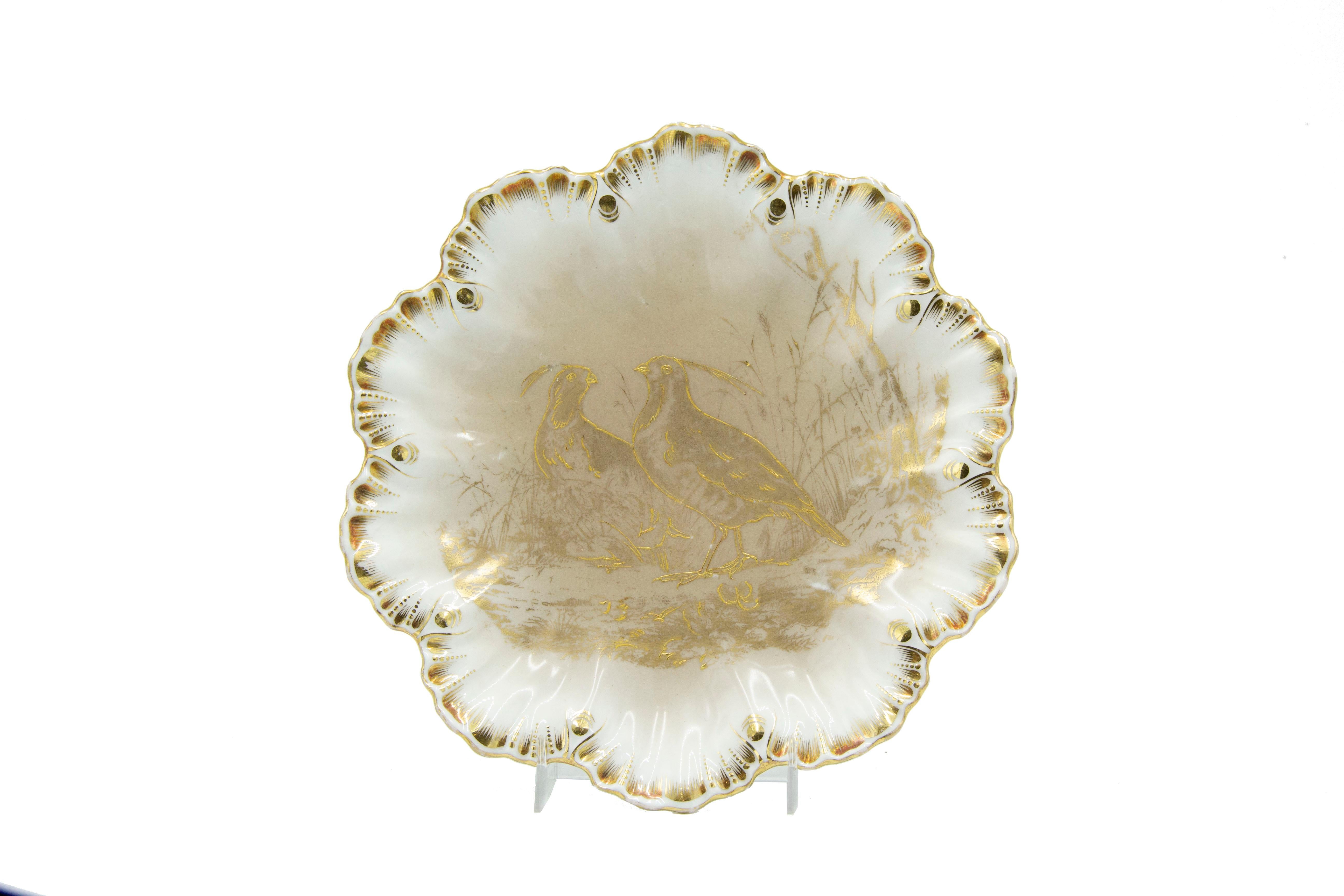 limoges plates gold trim