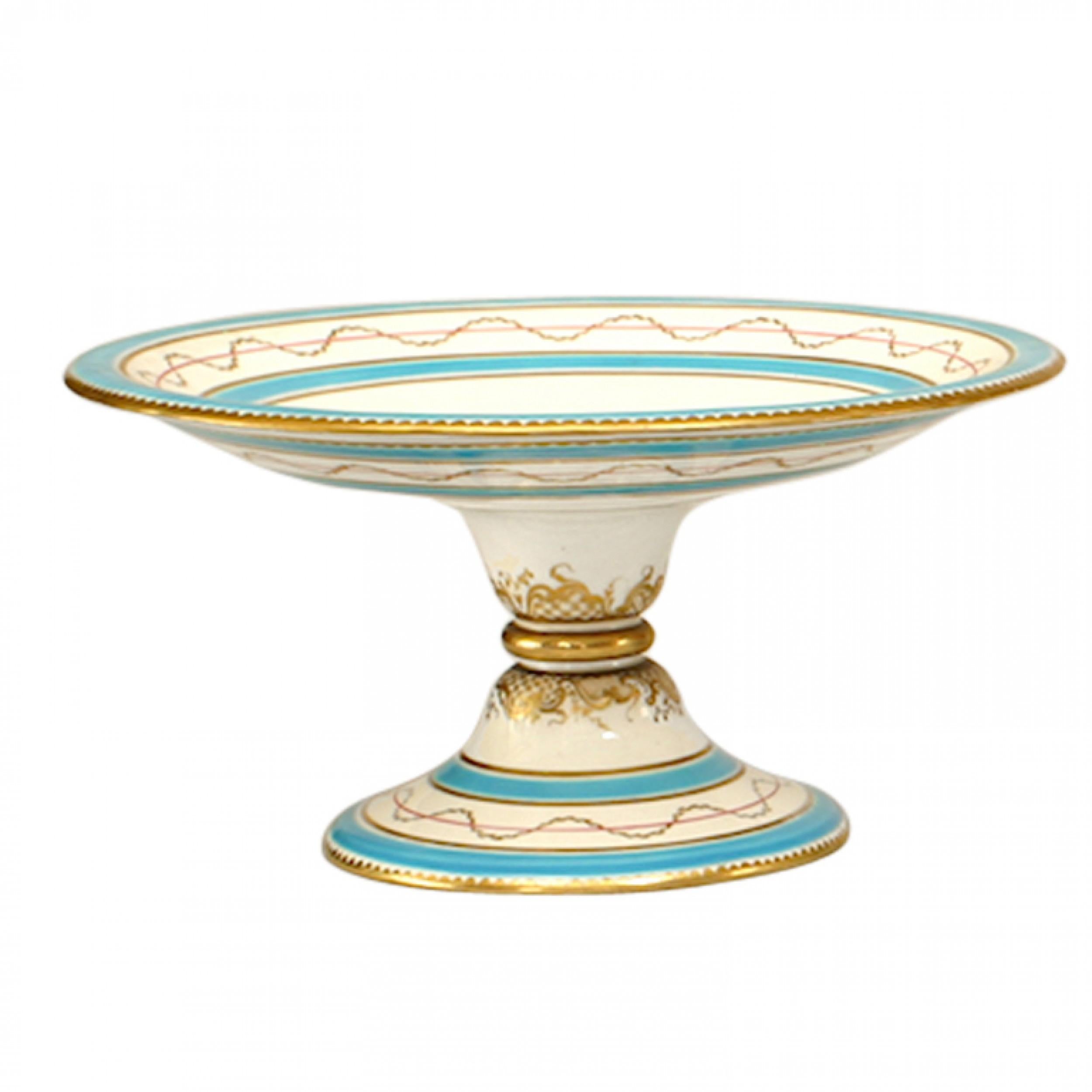 Juego de Platos de Postre de Porcelana Victoriana Francesa Hecho a mano en venta