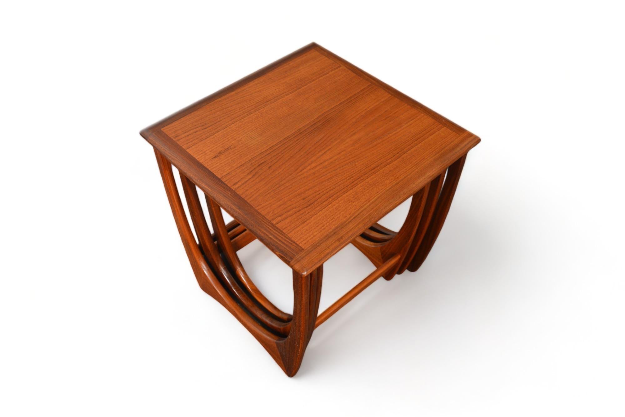 20th Century Set of G Plan Astro Nesting Tables in Teak #1 For Sale