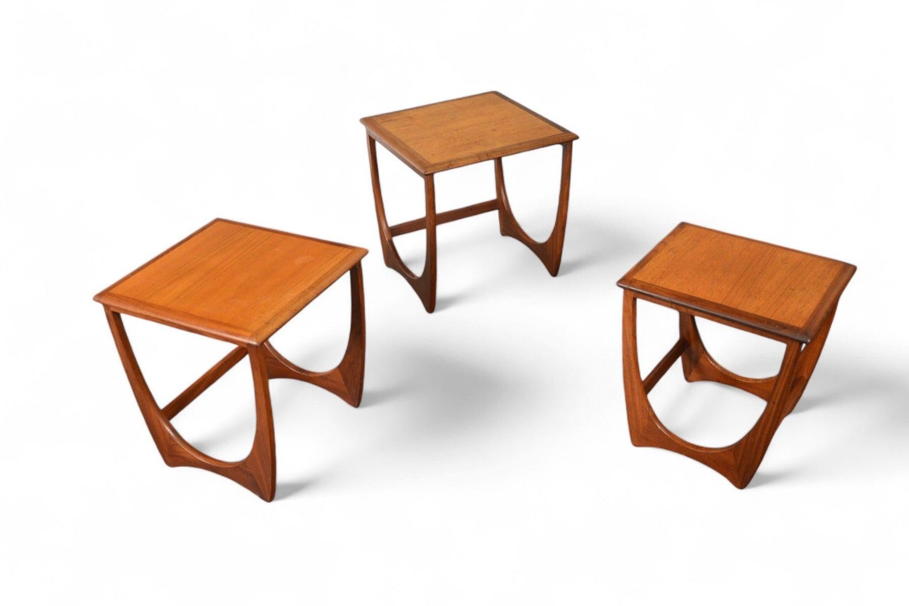Mid-Century Modern Set of G Plan Astro Nesting Tables in Teak #2 For Sale