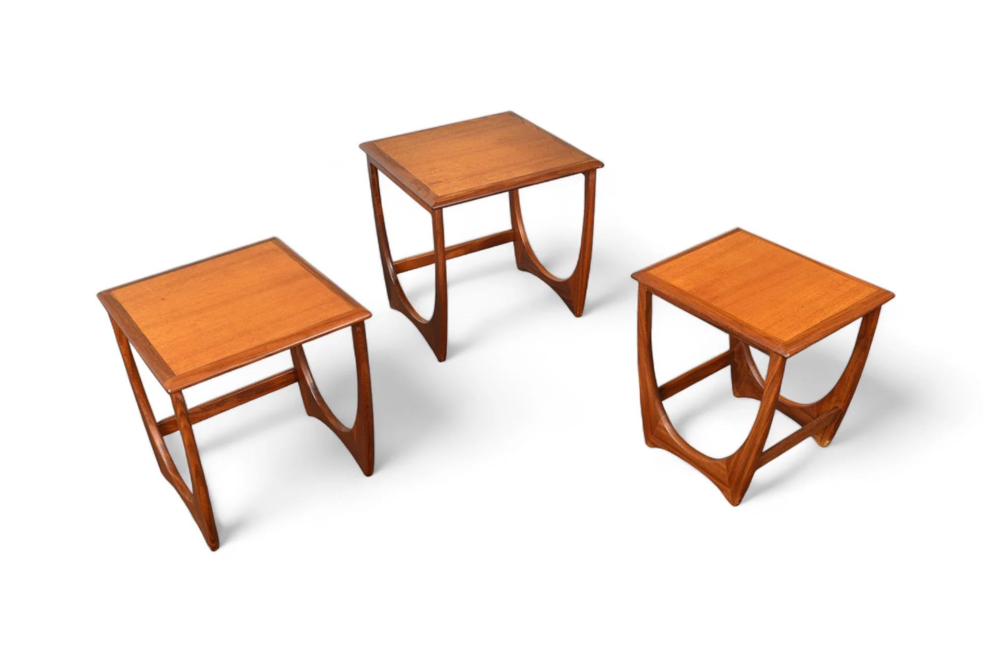English Set Of G Plan Astro Nesting Tables In Teak #2 For Sale
