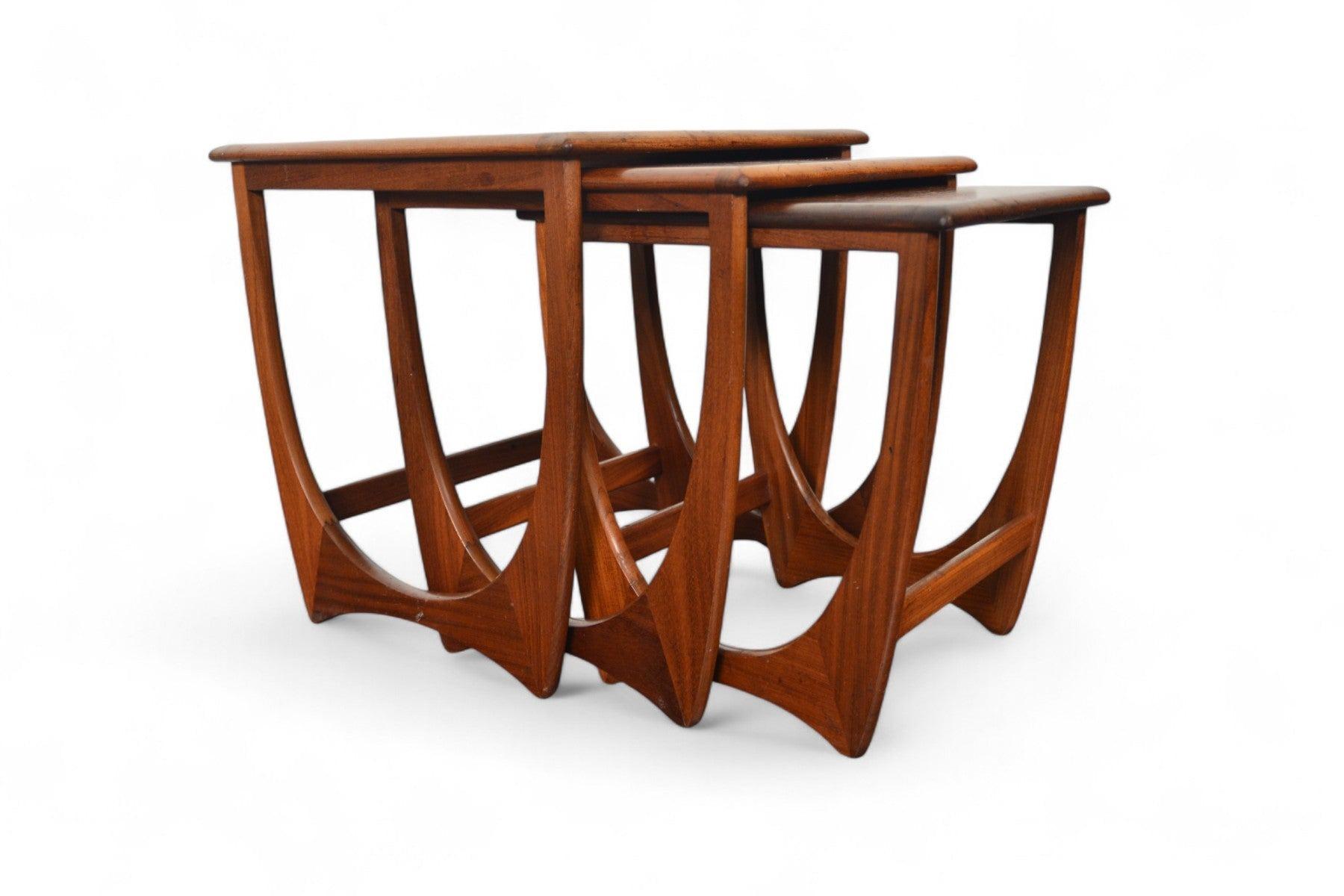 English Set of G Plan Astro Nesting Tables in Teak #2 For Sale