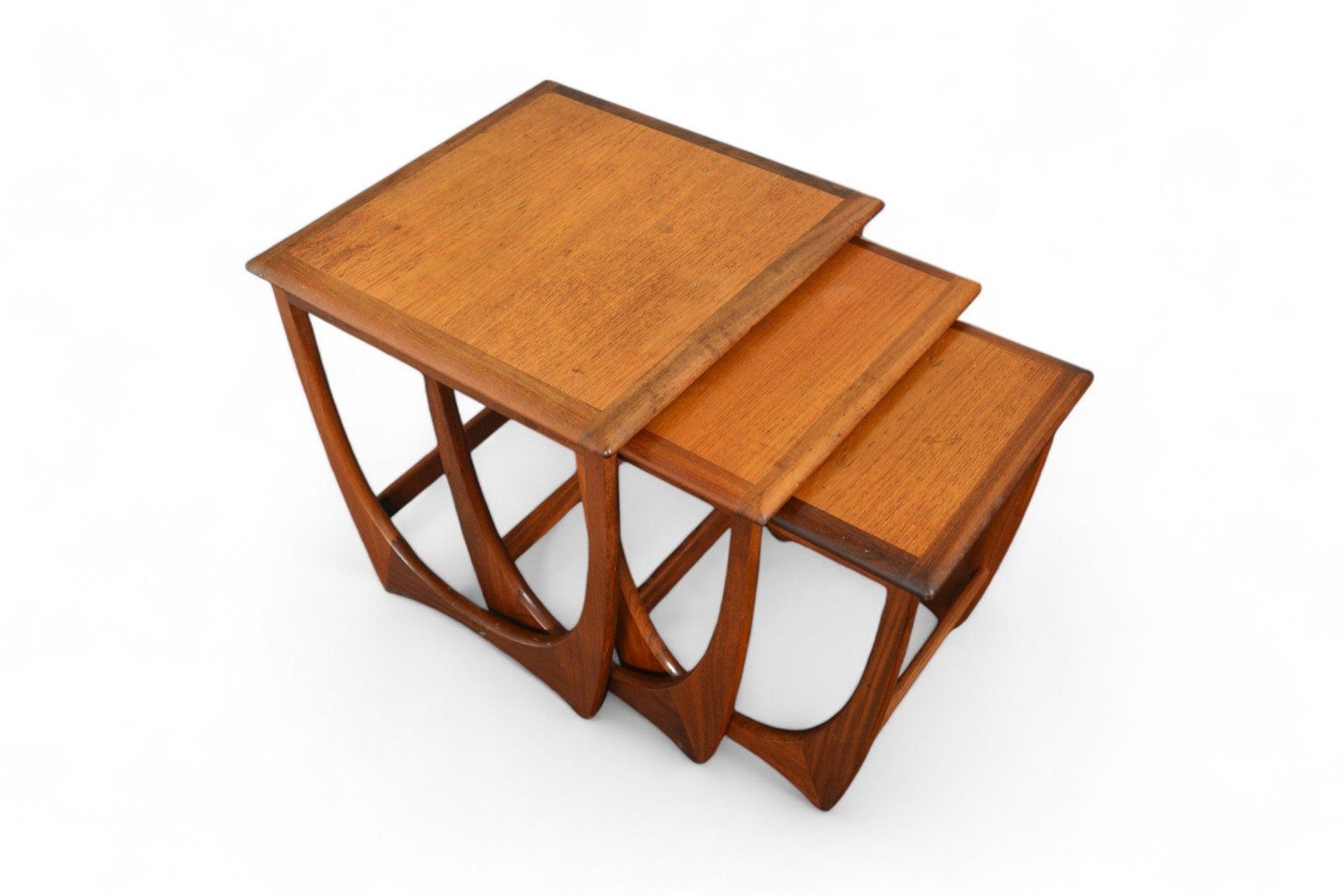 Set of G Plan Astro Nesting Tables in Teak #2 In Good Condition For Sale In Berkeley, CA