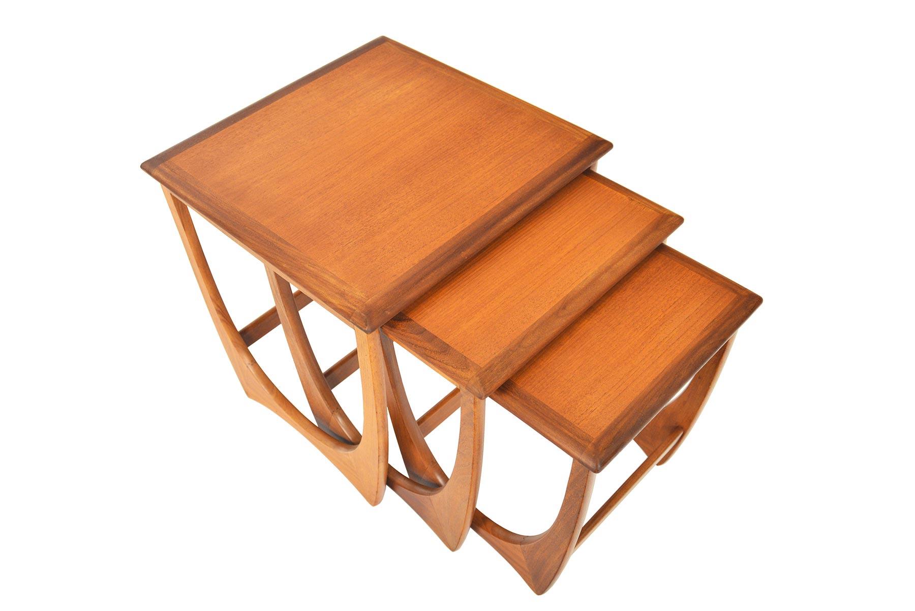 Mid-Century Modern Set of G Plan Astro Teak Nesting Tables #3