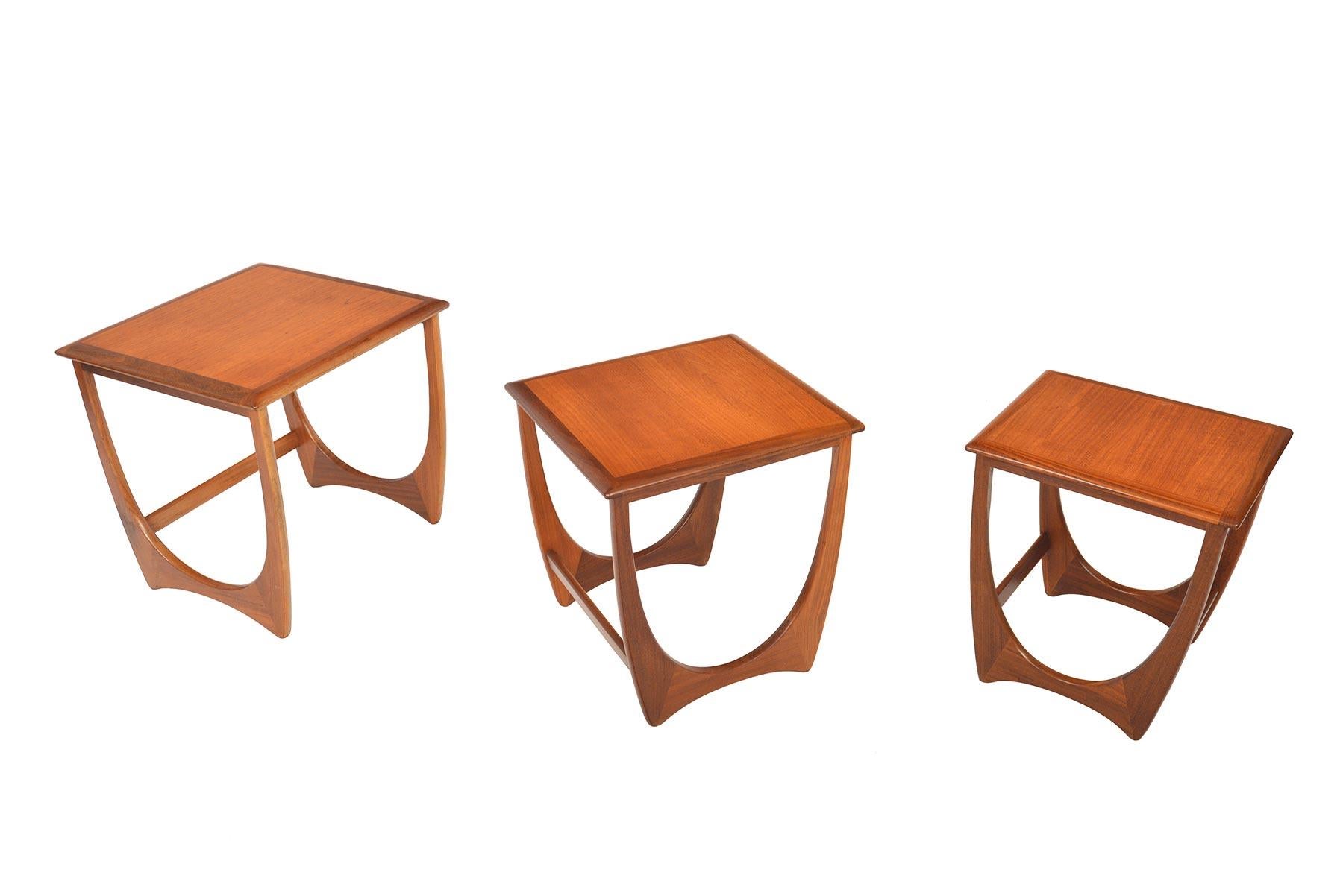 Danish Set of G Plan Astro Teak Nesting Tables