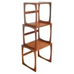 Ensemble de tables gigognes Quadrille en teck n°1 de G Plan