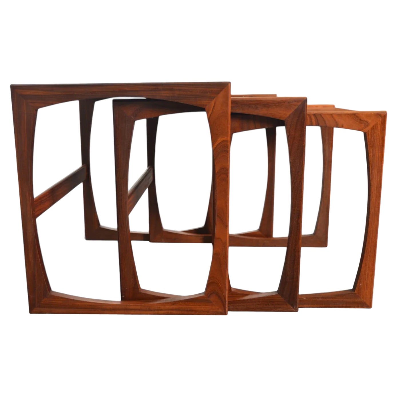 Set of G Plan Quadrille Nesting Tables in Teak #2