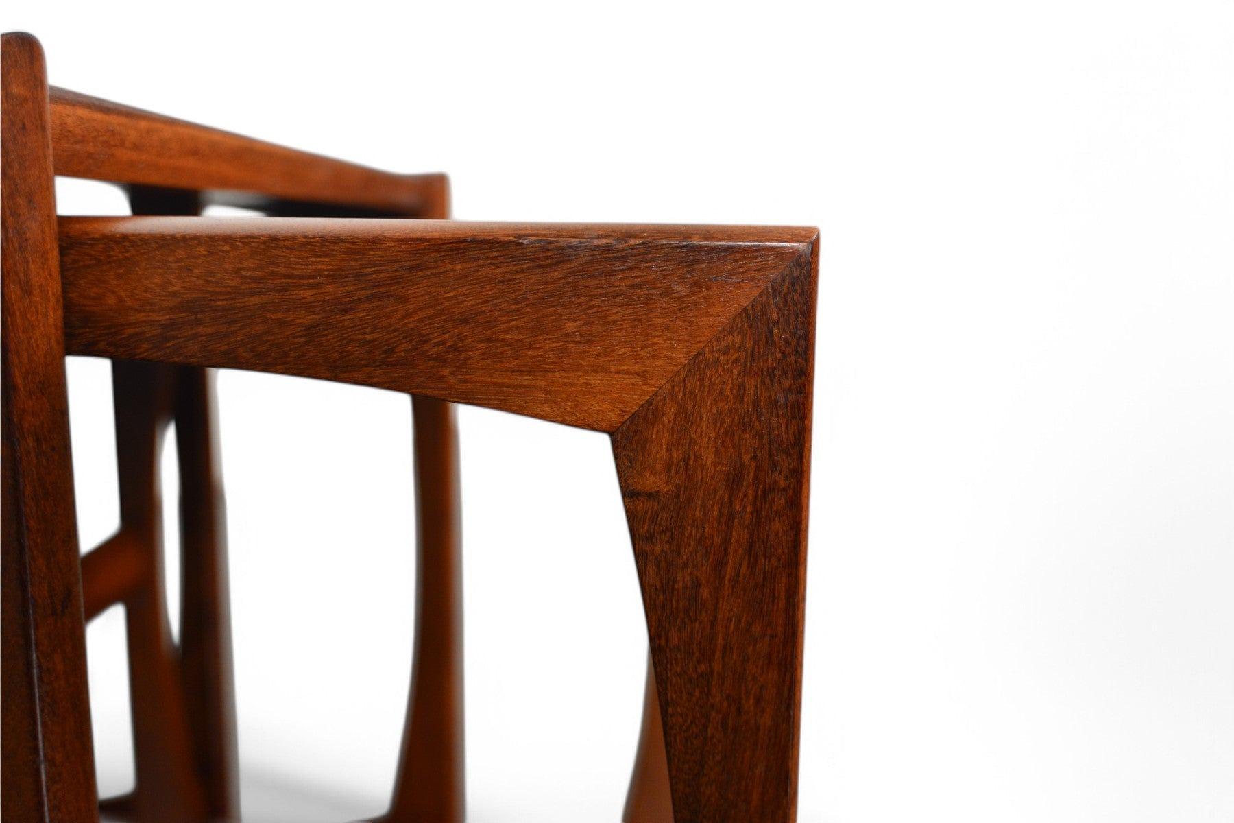 20th Century Set of G Plan Quadrille Nesting Tables in Teak #4 For Sale