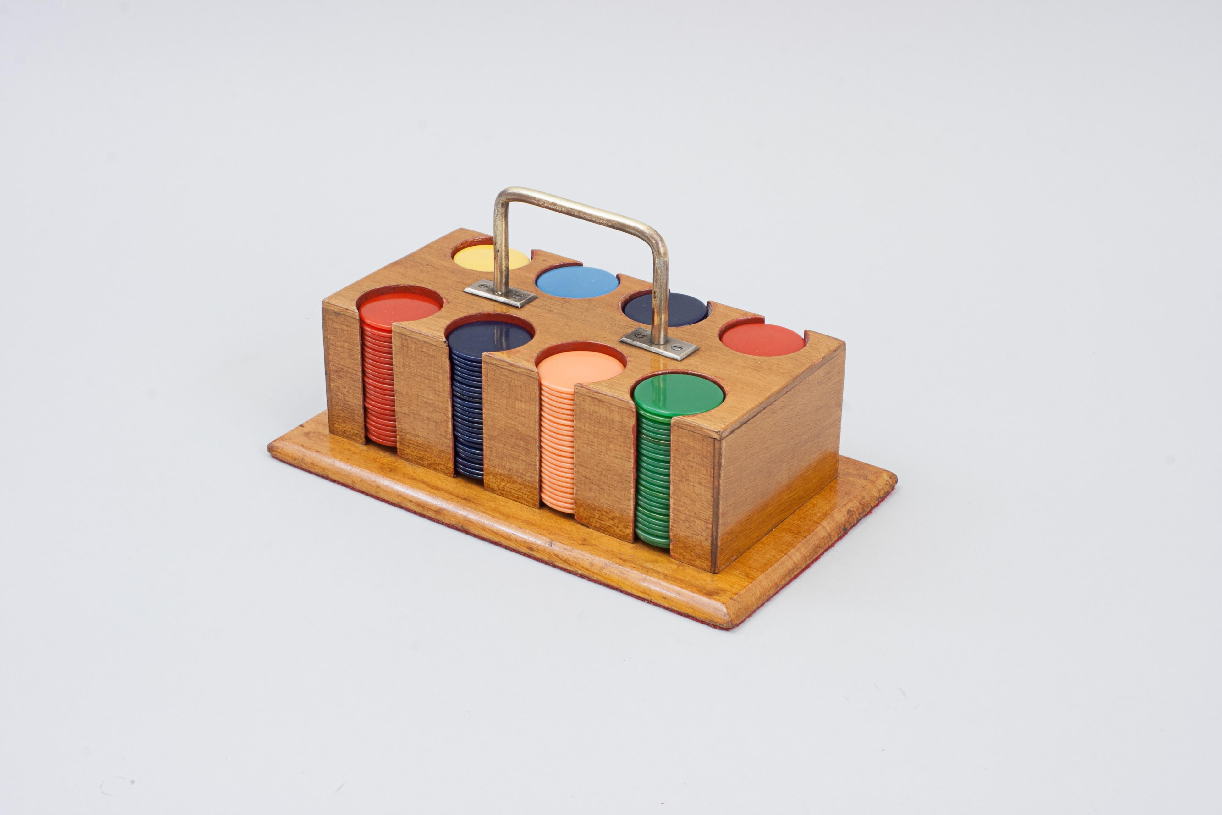 20th Century Set Of Gaming Or Poker Chips For Sale