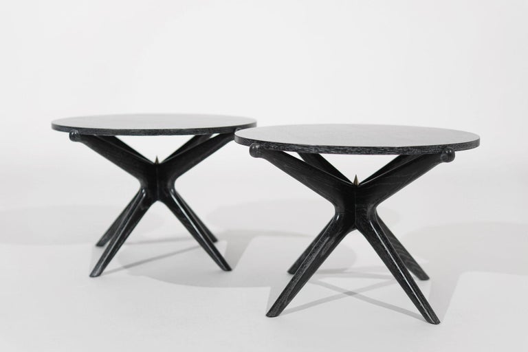 Set of Gazelle End Tables in Limed Oak by Stamford Modern For Sale 4