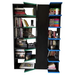 Satz geometrischer „Mobile“-Bücherregale von Marcello Morandini für Rosenthal.