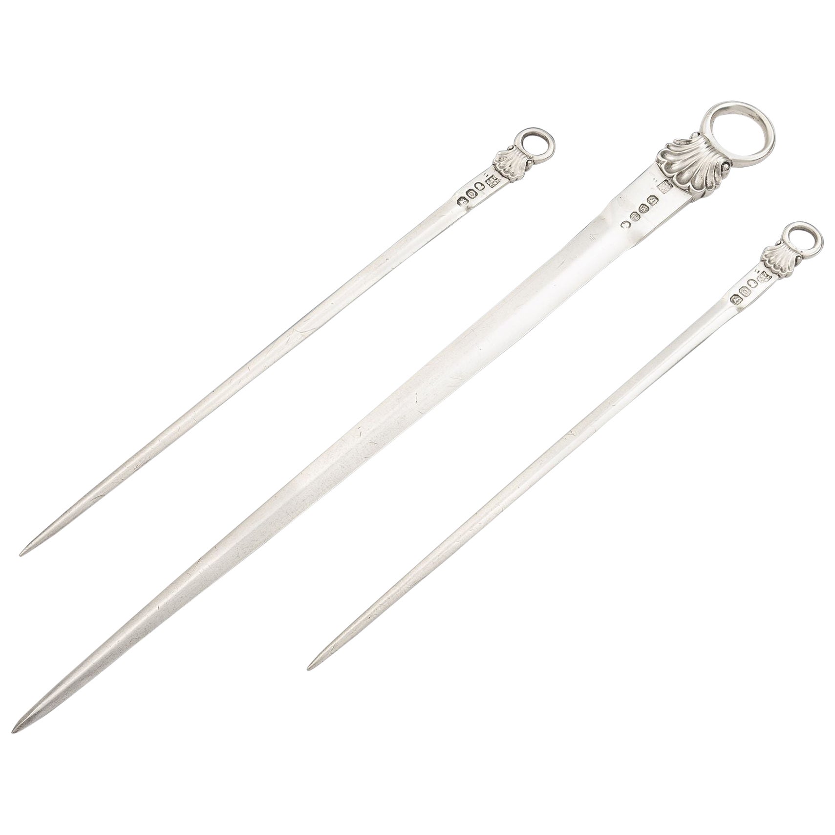 Set of George III Skewers Made in London by William Eley, 1809