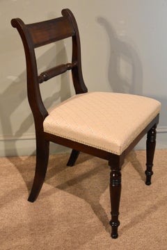 Set of George IV Scottish Laburnum Wood Dining Chairs