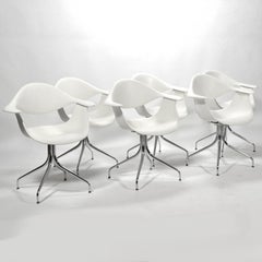Set of George Nelson Swag Leg Chairs by Herman Miller