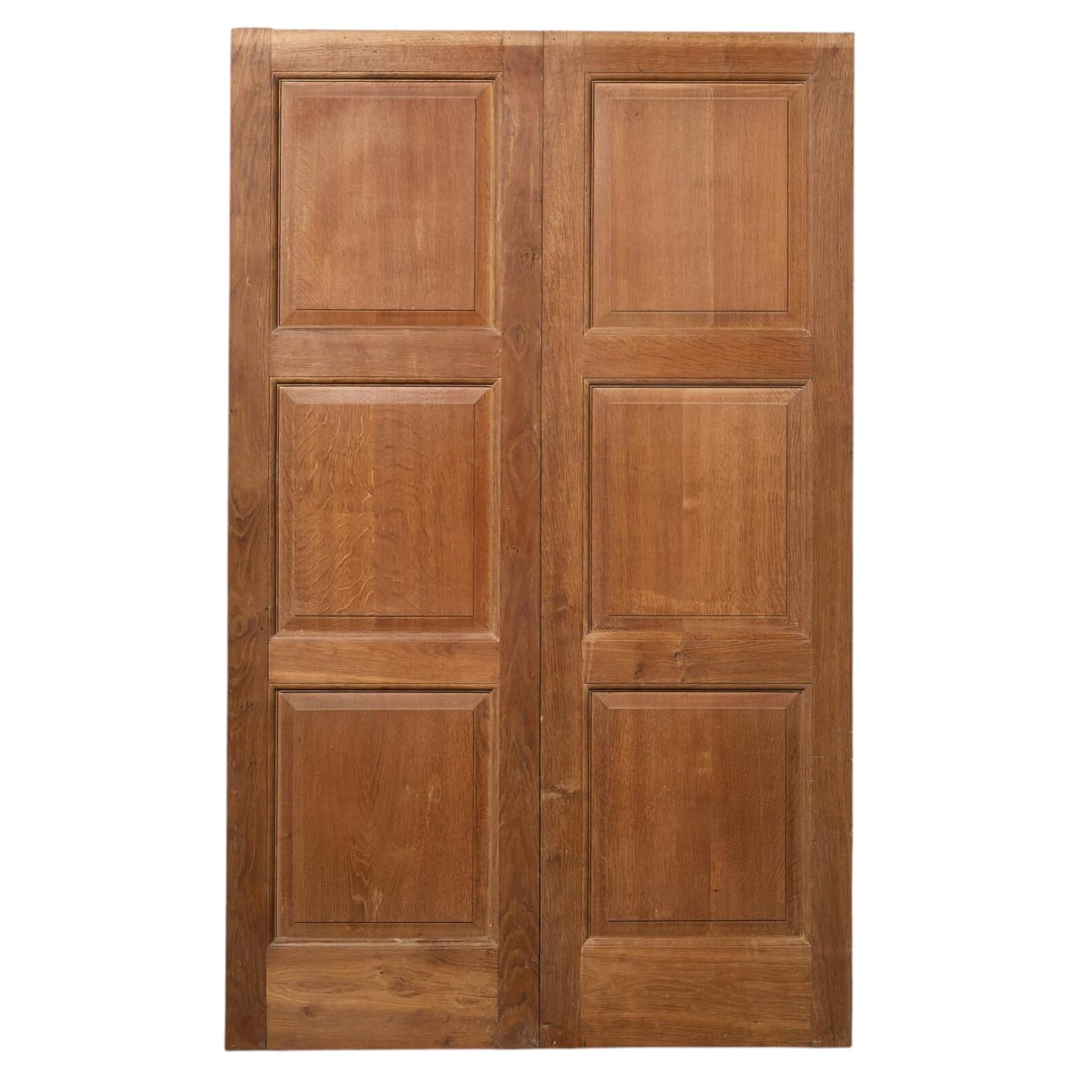 Set of Georgian Style Oak Double Doors
