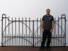Set of Georgian Wrought Iron Driveway Gates 312.5 cm (10’2”)