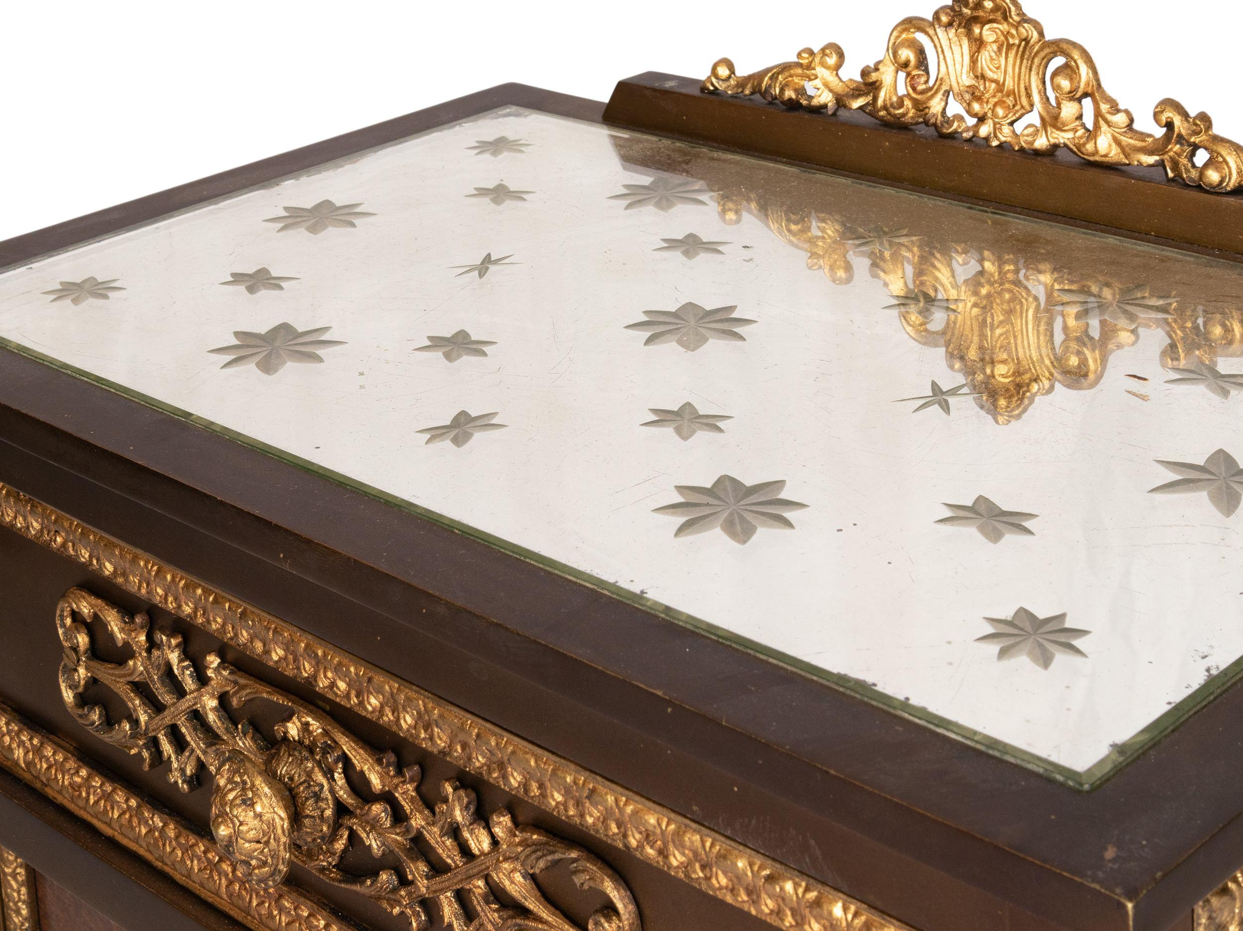Set Of Gilded Bronze Louis XV Bedside Tables, 20th Century For Sale 9