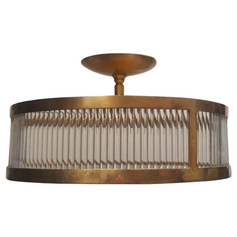 Set of Glass Rod Ceiling Fixtures. Sold Individually. For Sale at 1stDibs