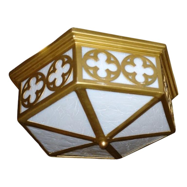 Juego de lámparas empotradas de metal dorado, se venden por unidad