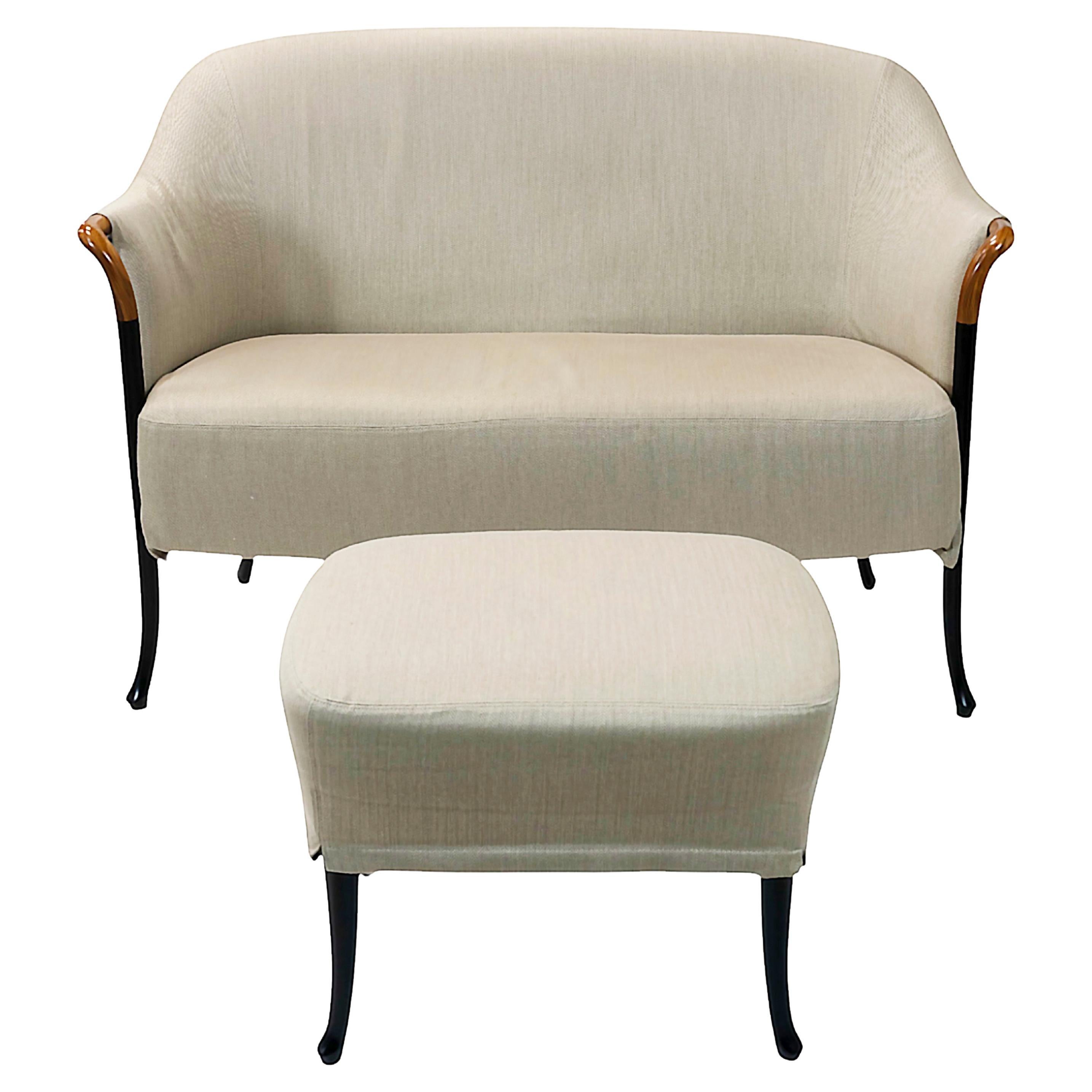 Set di divani/divani Giorgetti Progetti con pouf di Umberto Asnago in vendita