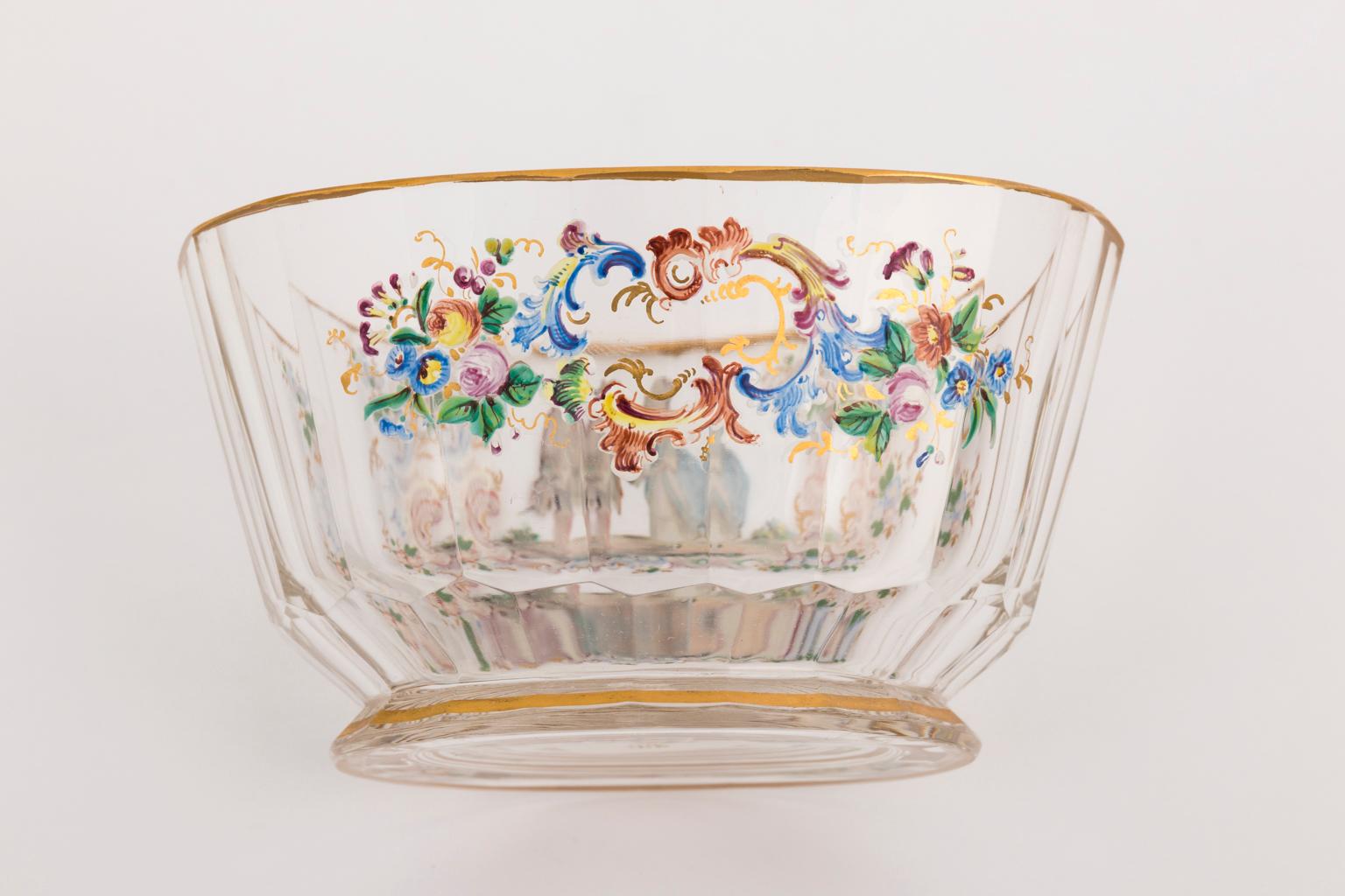 Set of Glass Bowls by Lobmeyer, circa 1890 For Sale 6