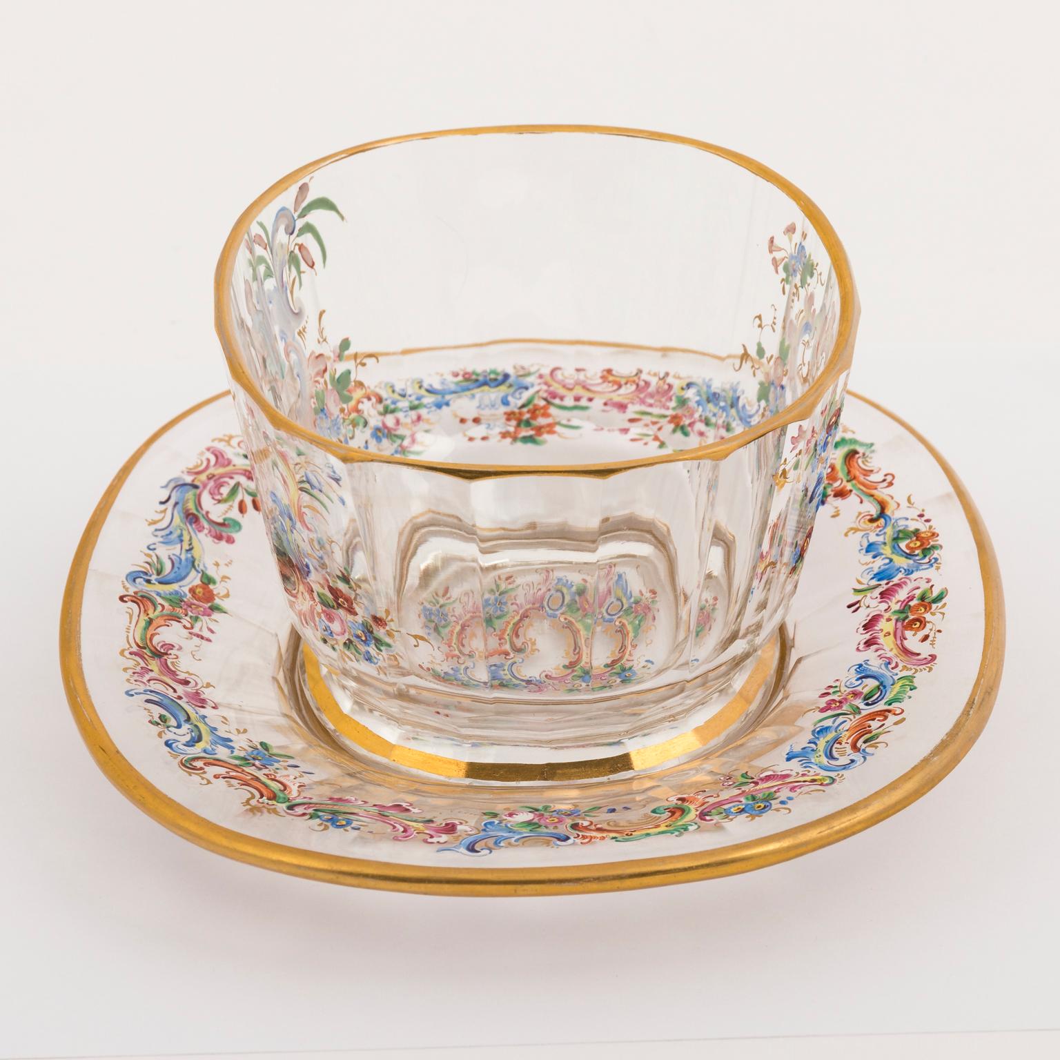 Set of Glass Bowls by Lobmeyer, circa 1890 For Sale 11