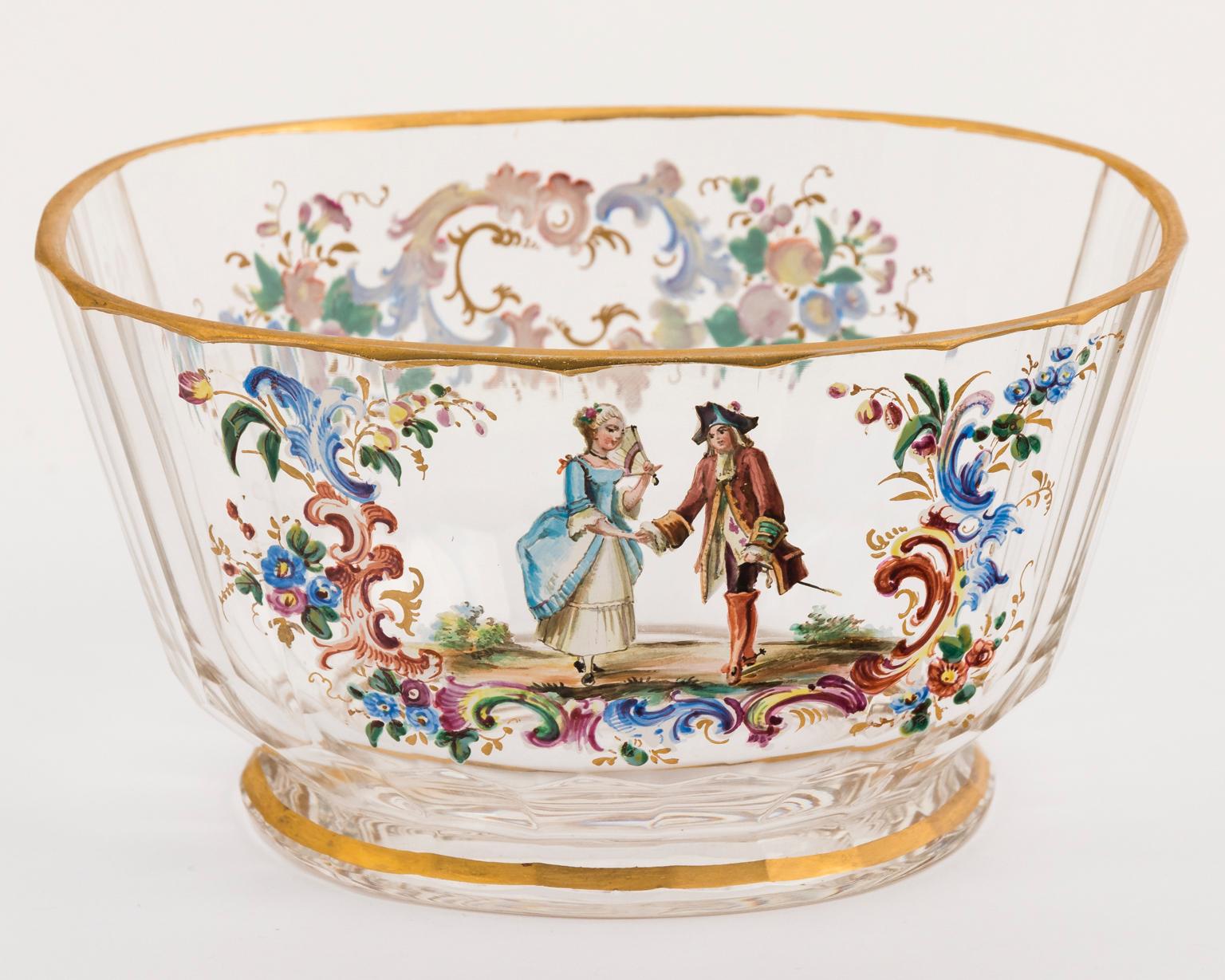 Set of Glass Bowls by Lobmeyer, circa 1890 For Sale 1