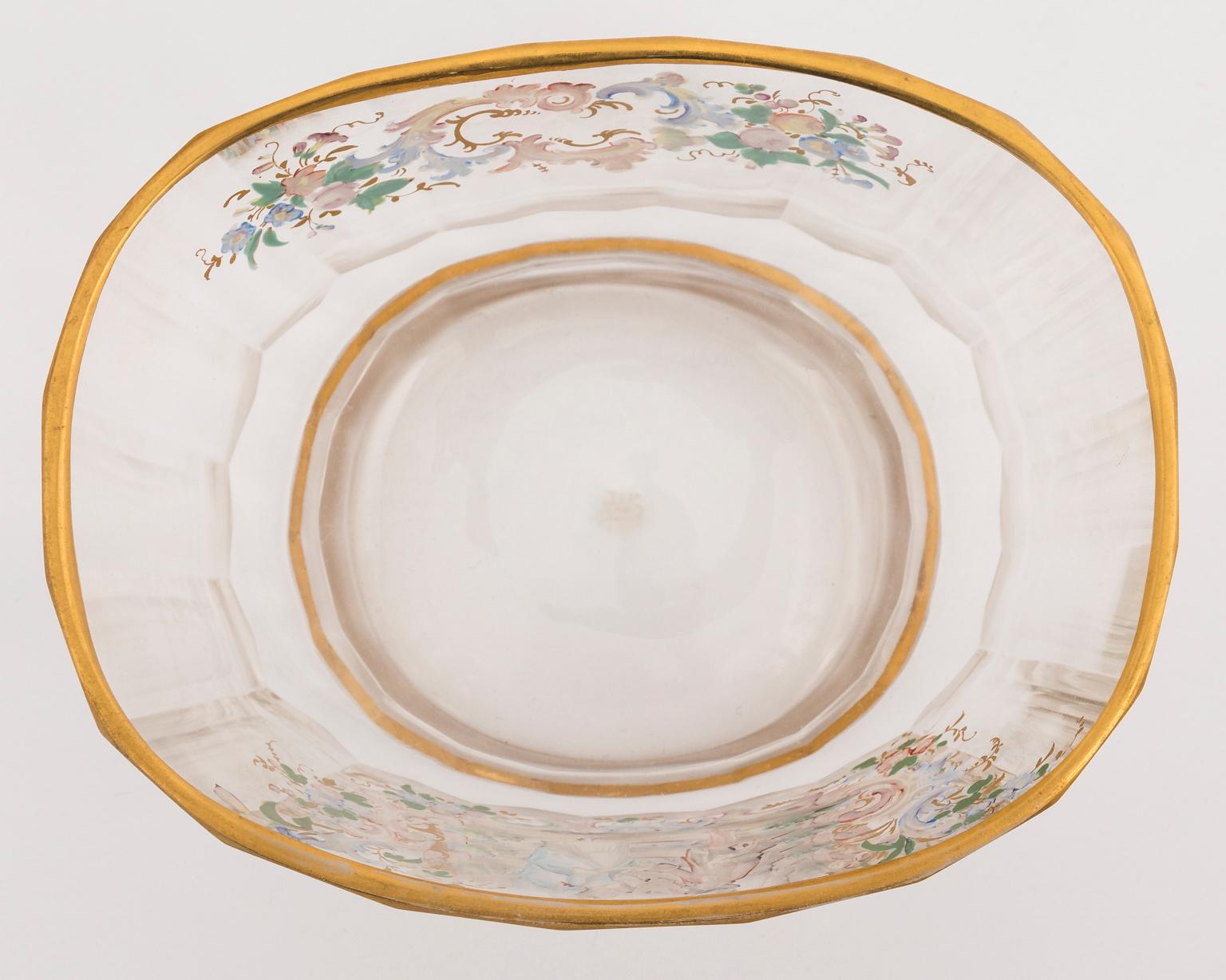 Set of Glass Bowls by Lobmeyer, circa 1890 For Sale 2