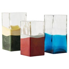 Trois vases par Ludovico Diaz de Santillana _ Venini, Murano, 1968