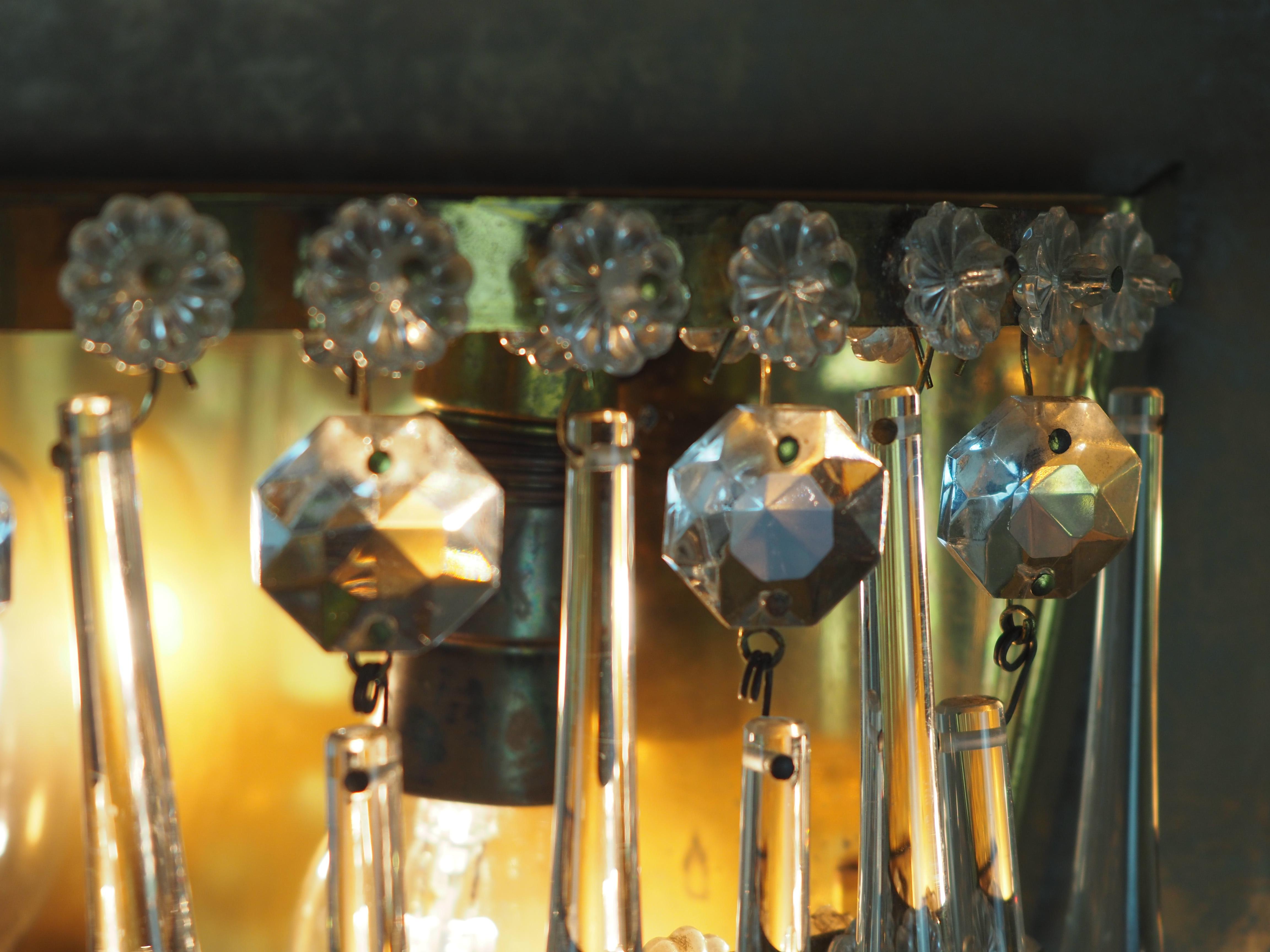 Mid-Century Murano Glass Tear Drop Light Fixtures, circa 1960s For Sale 9