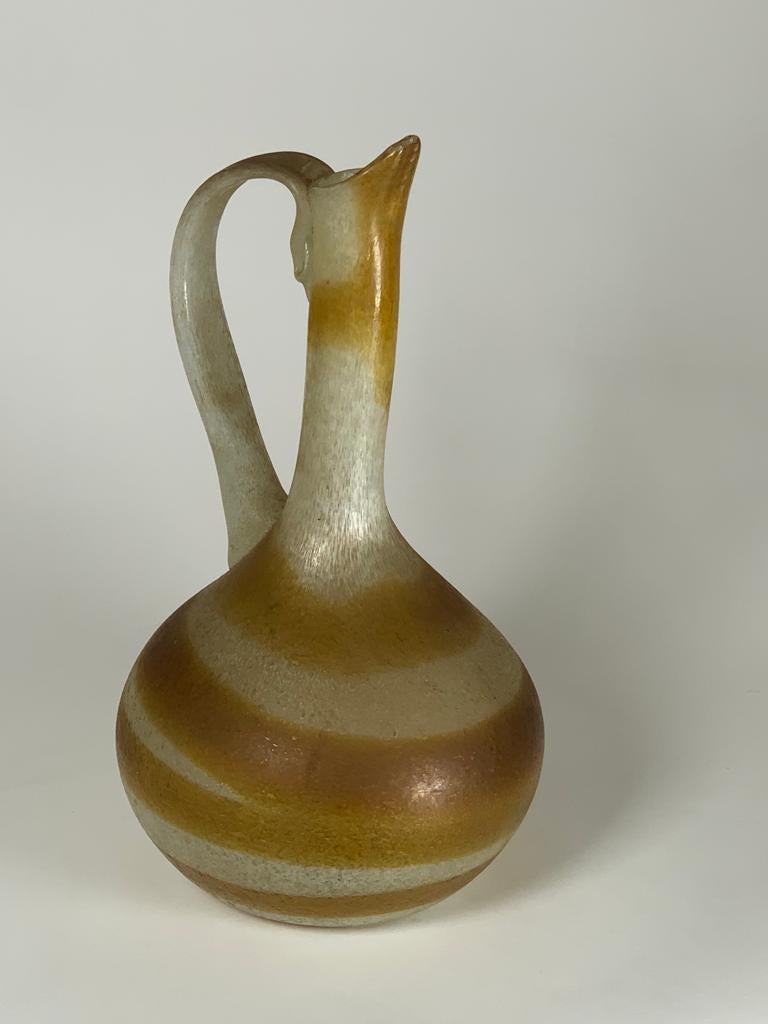 Juego de vasos y jarra de cristal de Murano de Seguso Vetri d'Arte mediados del siglo XX en venta