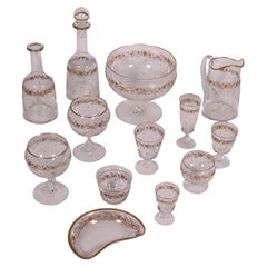 Set Of Glasses Crystal Europe 20th Century