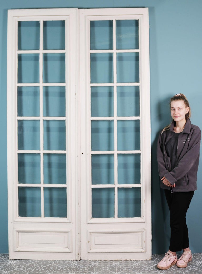 Set of Glazed French Interior Doors For Sale at 1stDibs glazed