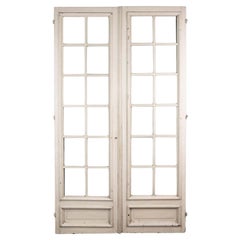 Set of Glazed French Interior Doors