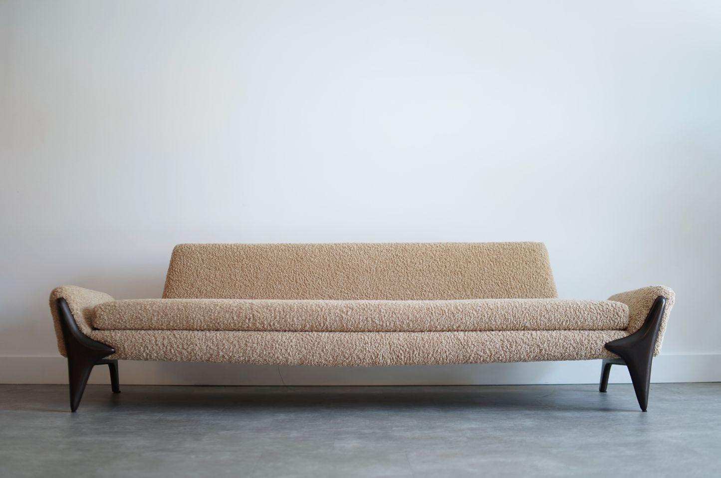 Mid-Century Modern Set of Gondola Sofas by Adrian Pearsall, C. 1950s For Sale
