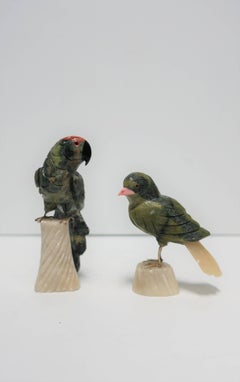 Marble and Stone Parrot and Finch Birds