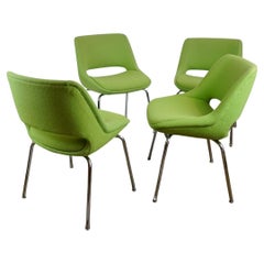 Set of Green Mini Kilta Chairs by Olli Mannermaa for Martela Oy Finland