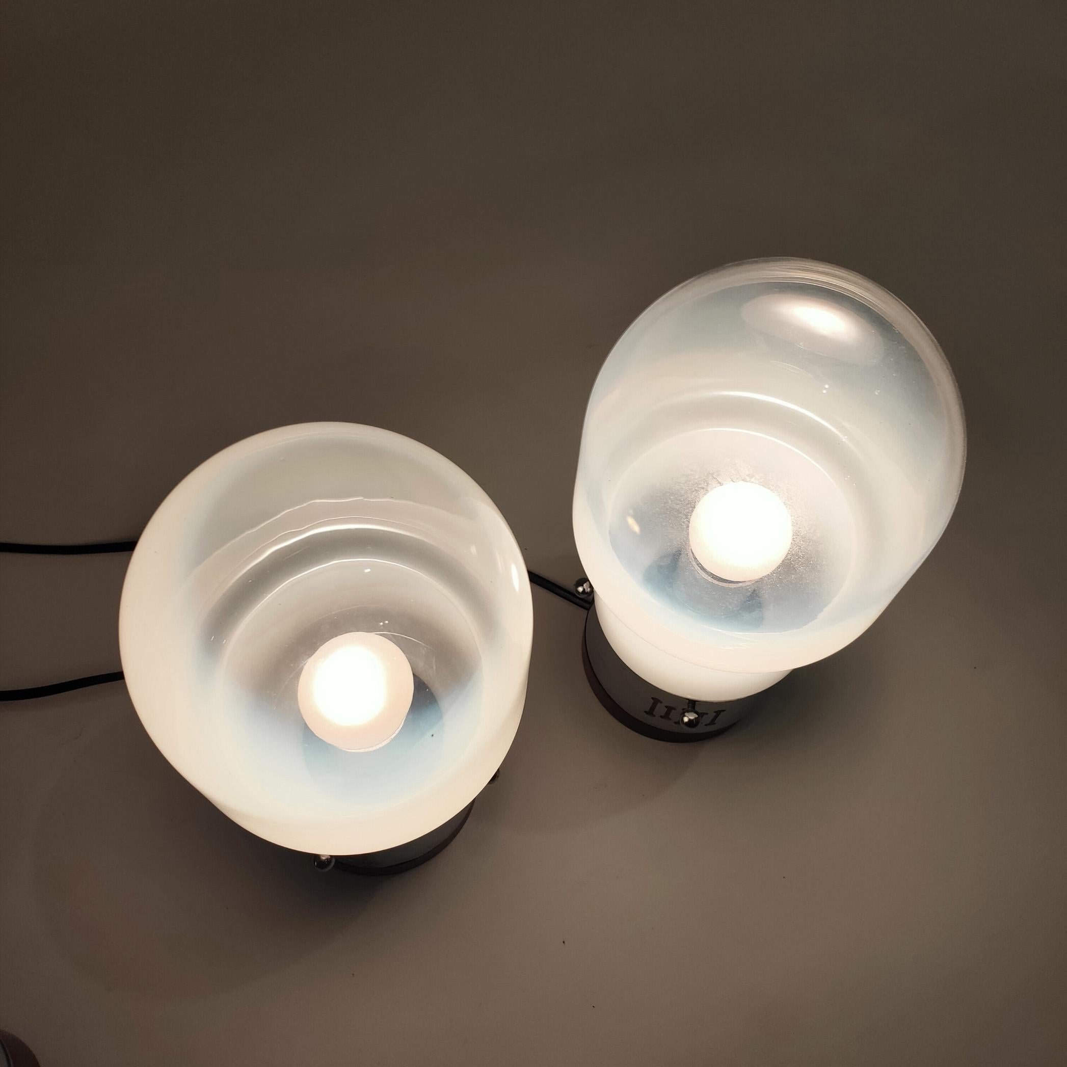 Set of hand-blown murano table and wall lamps by Aldo Nason, Italy, 1970s im Angebot 3